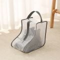 Shoes Dust Cover Mesh Transparent Shoe and Boot Storage Bag with Zipper Portable Travel Dust Organizer Protector Bag. 