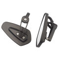 1 Pair 7/8" 22mm Universal Motorcycle Aluminum Rear View Black/Gold/Silver/Red/Blue/Orange Handle Bar End Side Rearview Mirrors. 