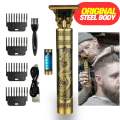 STEEL BODY Vintage T9 Professional Hair Trimmer For Men Women Snake Design Hair Clipper. 
