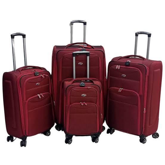 pack of 4 pieces (20+24+28+32) soft luggage heavy duty and durable