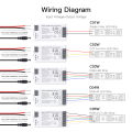 Zigbee 3.0 RGB CCT RGBW LED Strip Light Controller Dimmable Voice Control Work With Tuya Gateway Alexa  SmartThings Bridge. 