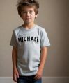 Customized Name Printed T Shirt for Kids. 