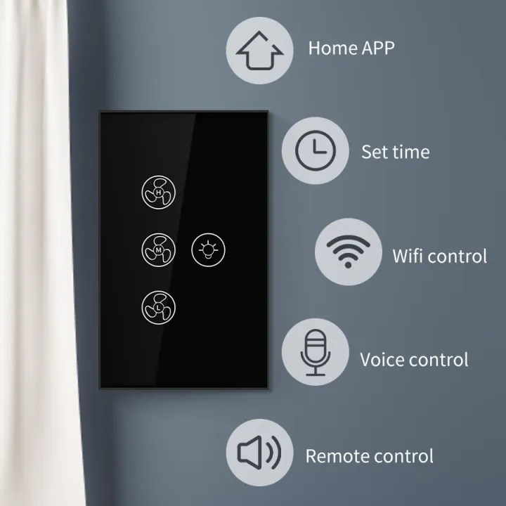 AlexXi%20Smart%20Home%20Wifi%20Fan%20Light%20Switch%20AU/US%20Ceiling%20Fan%20Lamp%20Switch%20Tuya%20Speed%20Control%20Works%20With%20Alexa%20%20-%20Image%205