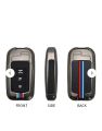 Honda Civic 2022,2023 oriel Zinc Alloy metal key Fob remote cover with key chain. 