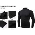 Men Bodybuilding Sport T-shirt Quick Dry Running Shirt Long Sleeve Compression Top Gym T Shirt Men Fitness Tight Rashgard. 