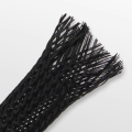 10M Black Insulated Braid Sleeving 4 - 30mm Tight PET Wire Cable Gland Protection Cable Sleeve Flame-Retardant Nylon Tube. 