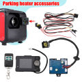 For 5KW Parking Heater Accessories Bluetooth Motherboard, Switch, Remote Control Wiring Harness Combination Set. 