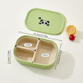 WORTHBUY 3 Grids Microwave Plastic Lunch Box Portable Detachable Fruit Bento Box Stackable Food Container For School Office.