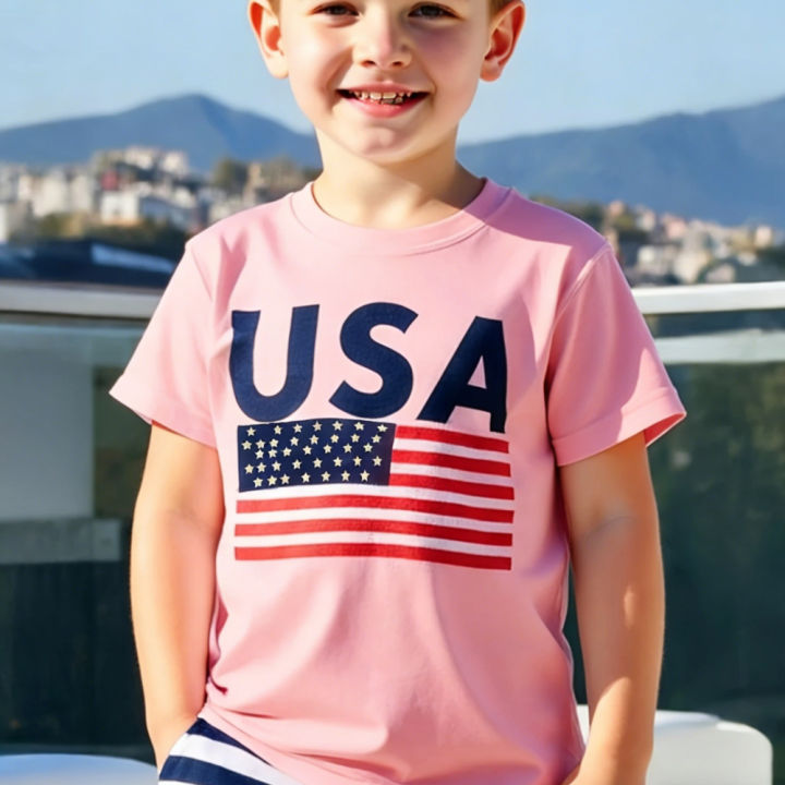 USA%20American%20Flag%20Graphic%20Printed%20Children%20T-shirt%20Independence%20Day%20Shirt%20Contracted%20Design%20Daily%20Life%20Casual%20Boys%20Girls%20Tshirt%20-%20Image%205