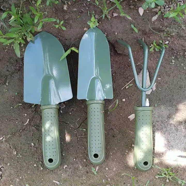 3 In 1 Mini Garden Hand Tool Kit Plant Gardening Shovel Spade Rake ...
