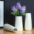 Flower Vase ceramic vase simple Nordic retro ceramic simple geometric flower vase. 
