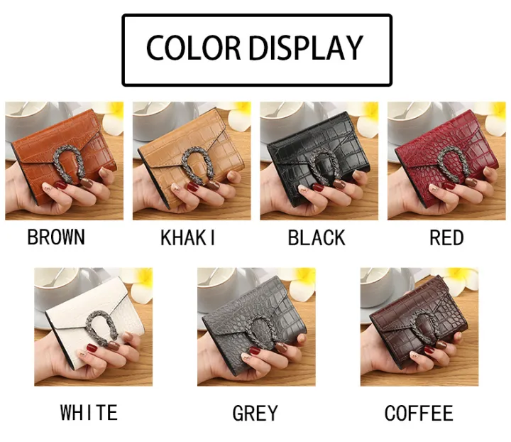Leading%20Crocodile%20Pattern%20Wallet%20Women's%20Fashion%20Simple%20Multifunctional%20Coin%20Purse%20Mini%20Women's%20Small%20Bag%20Card%20Bag%20-%20Image%205