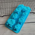 1pc 8 Holes Sheep Animal Shaped Soap Silicone Mold DIY. 