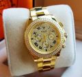 MEN'S FASHION GOLDEN LUXURY WATCH -STYLISH HIGH QUALITY  STAINLESS STEEL WATCH FOR MEN AND BOYS - HIGH QUALITY GOLDEN CASUAL WATCH FOR MEN /BOYS-MENS WEDDING WATCH IN RANDOM DIAL DESIGN. 