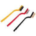3Pcs Kitchen Gas Stove Cleaning Brush Household Gap Brush Wire Brush Decontamination Tool Practical Kitchen Accessories. 
