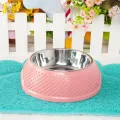 PVC Pet Mat Non-slip Claw-shaped Cat Litter Rub Feet Cat Toilet Dog Puppies Feeding Mat Cute Dish Bowl Food Feed Placement. 
