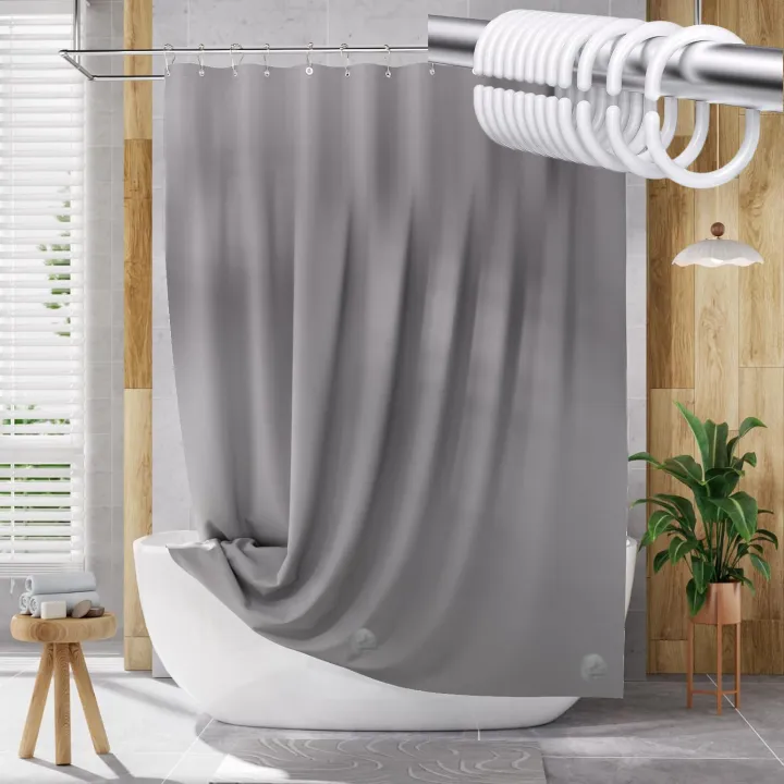 Grey%20PEVA%20Bath%20Curtain%20Liner%20with%20Magnetic%20Strips%20Waterproof%20Shower%20Mat%20for%20Bathtub%20-%20Bathroom%20Curtain%20-%20Image%207