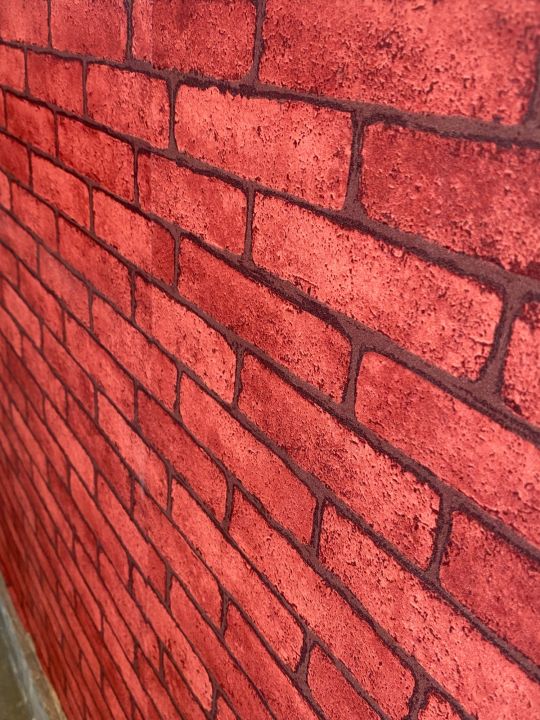 Brick Wallpaper sheet sticker vinyl for Room walls, Furniture, kitchen.Self Adhesive. 16 inches by 48 inches (apx)