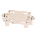 10Pcs White Housing Gold-Plated Tin-Plated Button Battery Holder For CR2032 Cr2025 Bs-6 SMD Socket Cases. 