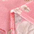 1pc Floral Style Warm Bedspread Fleece Blanket Plaid Travel Shawl Sofa Nap Blanket Home Bedsheet Manta 70X100cm Suitable For Pet. 