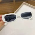Rectangle Sunglasses for Women Trendy Retro Fashion 90s Sunglasses UV 400 Protection Square Frame Eyewear. 