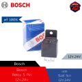 [Genuine fast delivery] Bosch 5 pin Relay RELAY 12V,24V plug, relay plug with ear. 
