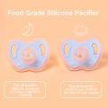 3Pcs Baby Apple Pacifier Set Silicone Soother with Spring pacifier chain and PP storage Box 100% BPA Free Portable Pacifier Set.
