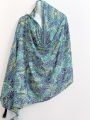 Women's fashionable velvet shawl. 