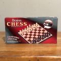 Plastic Brain Chess Board (M) 24×28 cm/ Folding Plastic Chess Board. 