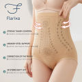 Flarixa High Waist Women's Strong Flat Belly Panties Seamless Tummy Control Body Shaping Underwear Postpartum Slimming Briefs. 
