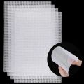 2/4pcs Plastic Canvas Embroidery Sheets White Bag Mesh Sheets for DIY Sewing Embroidered Woven Crafts. 