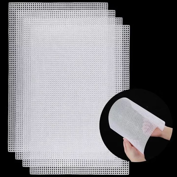 2/4pcs%20Plastic%20Canvas%20Embroidery%20Sheets%20White%20Bag%20Mesh%20Sheets%20for%20DIY%20Sewing%20Embroidered%20Woven%20Crafts%20-%20Image%203