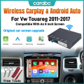 Wireless Carplay Android Auto for Volkswagen Touareg With 8-inch Screen RNS850 2011-2018 Mirroring Car Play AirPlay Multimedia. 