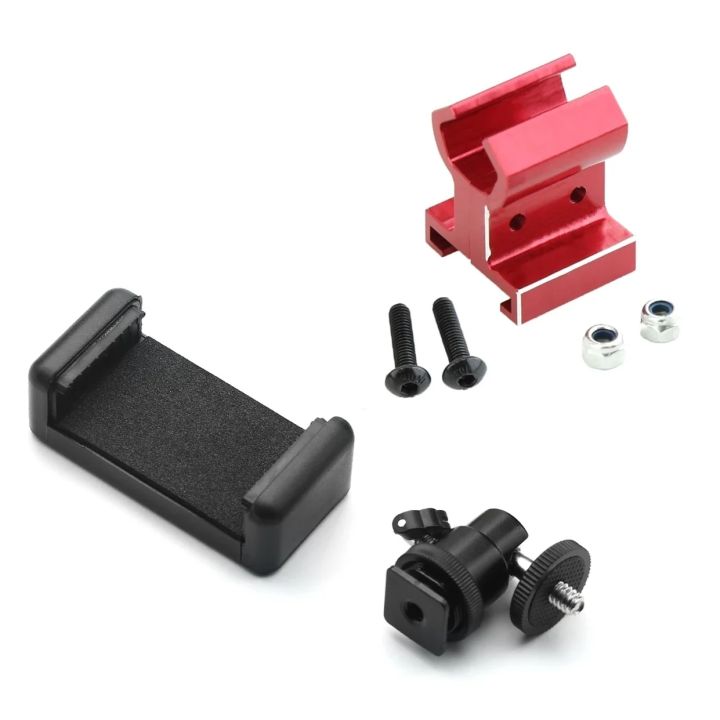 Metal%20TQi%20Transmitter%20Phone%20Mount%20Holder%20for%20Traxxas%20TRX4%20TRX6%20E-Revo%20Slash%20RUSTLER%20T-Maxx%20E-Maxx%20RC%20Car%20Upgrade%20Parts%20-%20Image%202