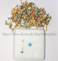 Nose Pin Firoza Stone For girl & women 1 piece. 