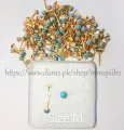 Nose Pin Firoza Stone For girl & women 1 piece. 