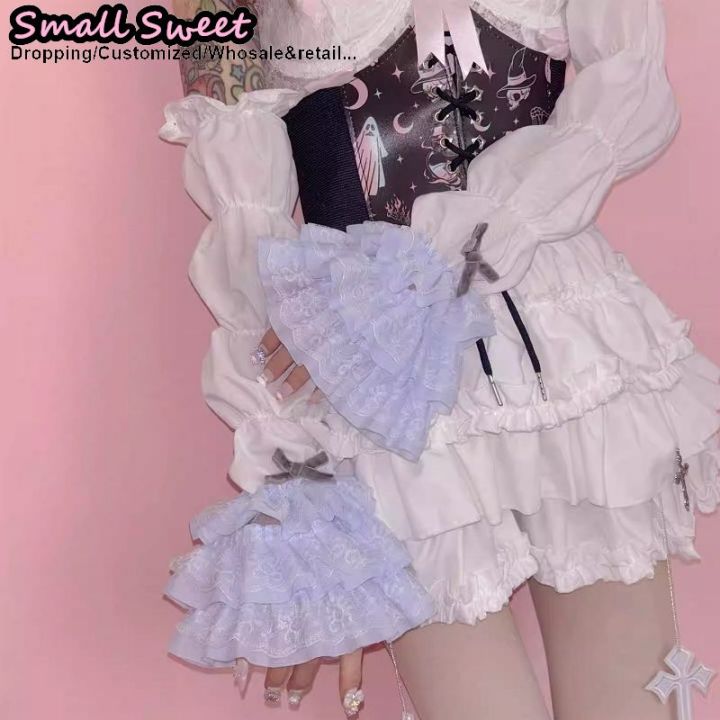 Y2K%20Girl%20Lolita%20JK%20Goth%20Women%E2%80%99s%20Sleeve%20Cover%20Half%20Finger%20Yarn%20Tutu%20Gothic%20Lolita%20Arm%20Warmers%20Wrist%20Cuffs%20Lace%20Ruffled%20Gloves%20-%20Image%206