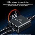 Gigabit 1000Mbps RJ45 Splitter 1 to 2 4 Ethernet Adapter Lan Connector Switch Coupler for PC Laptop TV Box Router Digital TV.
