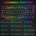 K11 Mini RGB Gaming Keyboard (87 Keys) and Mouse Combo with Breathing RGB LED, and Free Mouse Pad | 3 IN 1 Combo | Best For Gamers. 