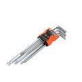 9PCS L Type Double-End Screwdriver Hex Wrench Set Allen Key Hexagon Flat Ball Torx Star Head Spanner Key Set Hand Tools. 