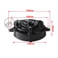 Universal Motorcycle Radiator Cooling Fan Oil Cooler Water Cooler Electric Fan 5 Inch For Dirt Bike Motocross ATV Go Kart Quad. 