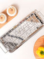 Chicken Leg Rack for Grill with Drip Tray- 14 Slots Chicken Wing Rack- Premium Stainless Steel Chicken Drumstick Rack for Smoker. 