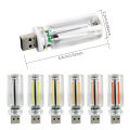 Retro USB LED Filament Touch Dimming Bulb 5V Touch LED Night Light Camping Incandescent Decorative Car Interior LED Lighting. 