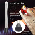 8 Inch Cocktail Muddler and Mixing Spoon, Stainless Steel Cocktail Muddler Home Bar Bartender Tool Barware Set.