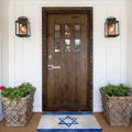 Israel Flag Anti-slip Doormat.