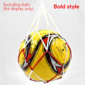 1pc Portable Ball Bag Football Training Net Bag Durable Nylon Net Bag Sports Mesh Bag for Carrying Basketball Volleyball. 