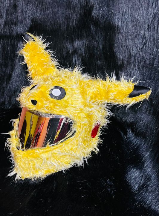 Motorcycle Helmet Cover (Pikachu)
