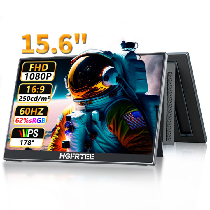 HGFRTEE%2015.6%20inch%20Portable%20Monitor%2060Hz%201080P%20with%20HDMI%20USB-C%20Gaming%20Screen%20Extended%20Display%20for%20PC%20Laptop%20Mac%20Switch%20Xbox%20PS4/5%20-%20Image%207