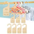 7pcs Wooden Baby Storage Box Home Divider  Closet Divider Size Divider Newborn 24 Month Clothing Storage Wardrobe Organizer. 