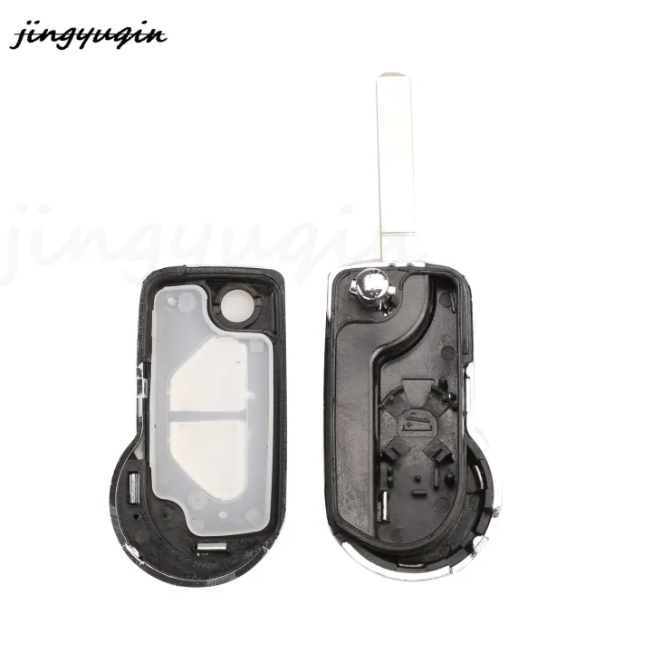 Jingyuqin%202/3%20Buttons%20Flip%20Folding%20Remote%20Car%20Key%20Shell%20Case%20Fob%20For%20Citroen%20DS3%20With%20Uncut%20VA2%20Blade%20Housing%20Cover%20-%20Image%206